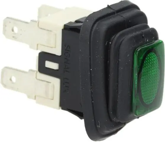 Imagen INTERRUPTOR BIPOLAR VERDE 16A 250V