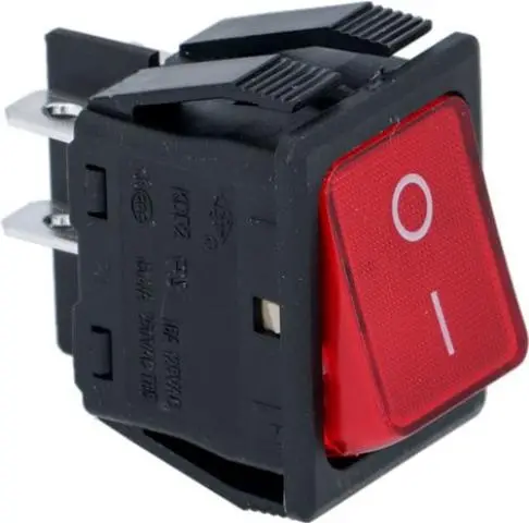 Imagen INTERRUPTOR BIPOLAR ROJO 16A 250V