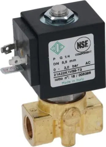 Imagen ELECTROVLVULA ODE 2 VAS  1/4" 230V