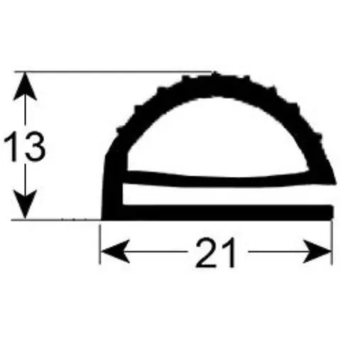 Imagen JUNTA PARA CMARAS FRIGORIFICAS 13X21 MM
