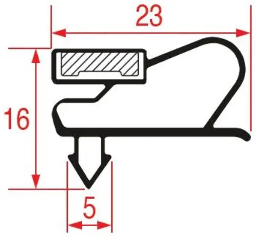 Imagen BURLETE DE ENCASTRE 1515X717 MM
