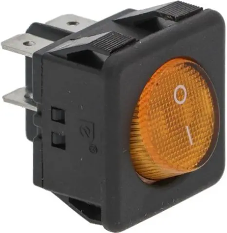 Imagen INTERRUPTOR BIPOLAR NARANJA 16A 250V