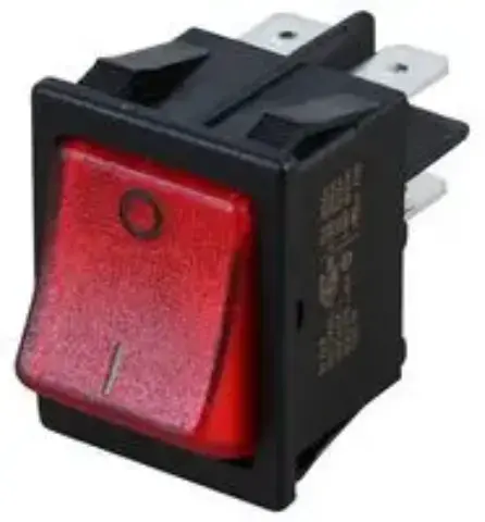 Imagen INTERRUPTOR ROJO 19*22