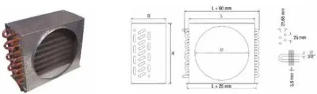 Imagen CONDENSADOR GALVANIZADO SIMPLE 12X4