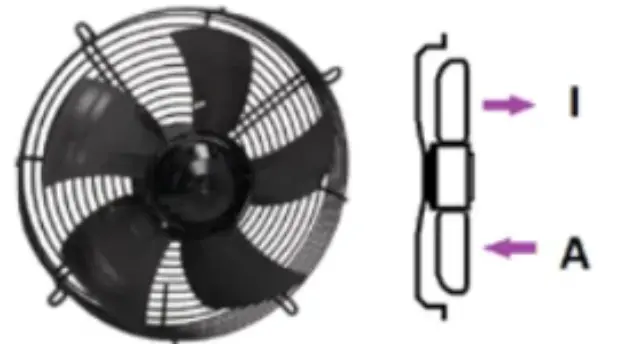 Imagen VENTILADOR CON ROTOR EBM S4S250-AA02-19 ASPIRANTE