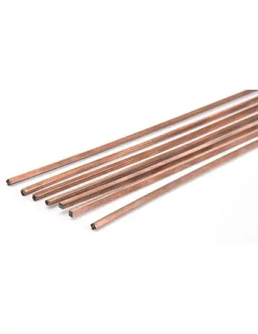 Imagen VARILLA PLATA 5% 2X2X50 CUADRADA ( Venta por UND)