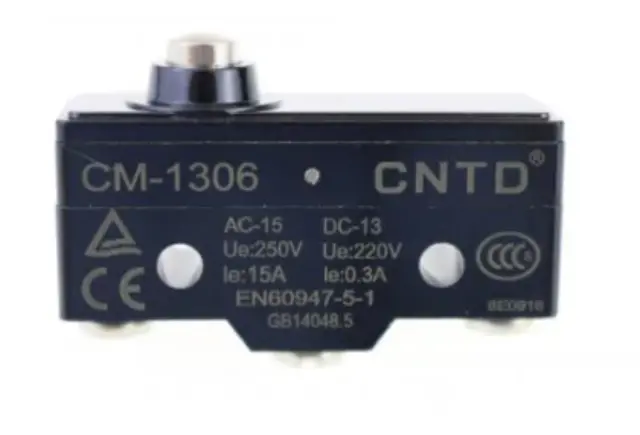 Imagen MICROINTERRUPTOR 230VAC 15A FB-FBR CM-1306