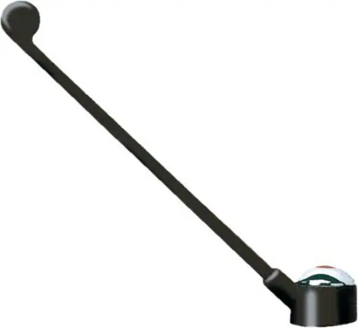 Imagen PALANCA NEGRA DE POLMERO 360 mm