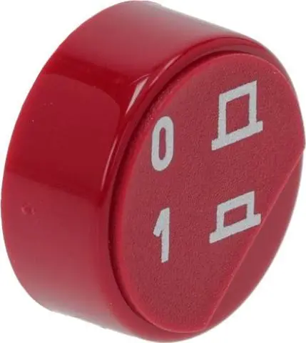 Imagen BOTN REDONDO ROJO  23 MM "0-1"