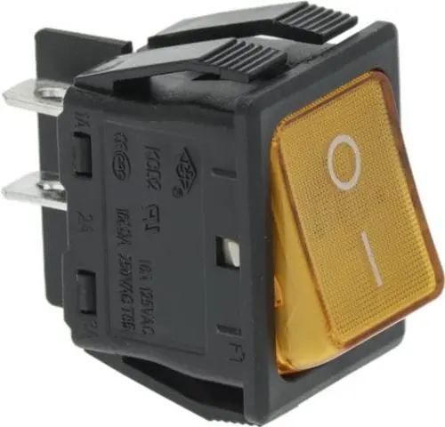 Imagen INTERRUPTOR BIPOLAR NARANJA 16A 250V