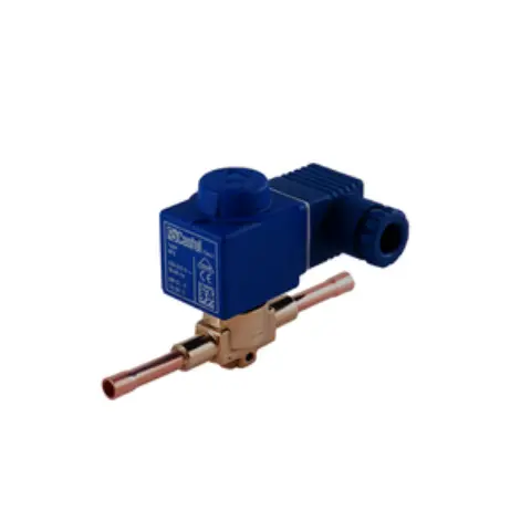 Imagen VALVULA SOLENOIDE "CASTEL" 1020/2 1/4 ROSCAR (SIN BOBINA)