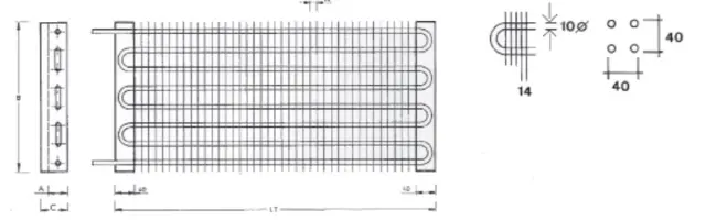 Imagen EVAPORADORES ESTATICOS. MODELO VM - 6 - 1,70