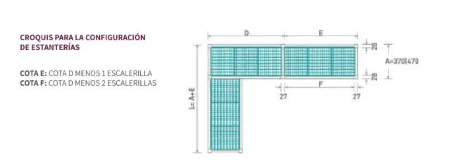 Imagen ANGULAR 90 PARA ESTANTERIA 370 COOLBLOCK