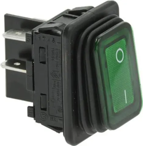 Imagen INTERRUPTOR DE BALANCN MARQUARDT VERDE