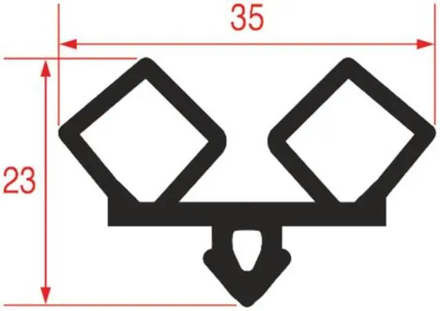 Imagen BURLETE DE ENCASTRE PER CELLA 6 M