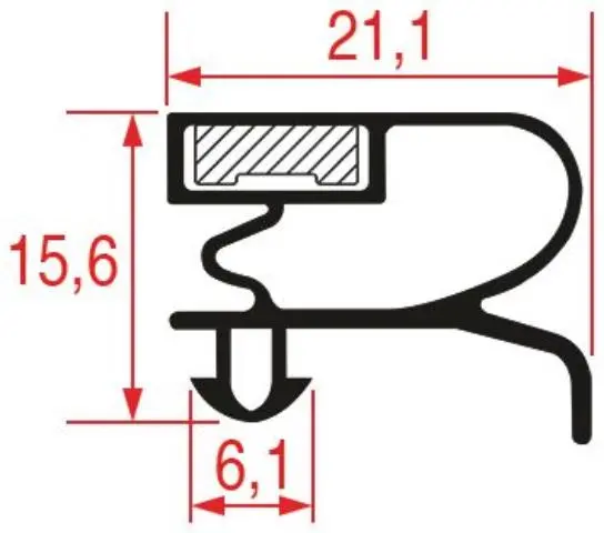 Imagen GUARNIZIONE AD INCASTRO 1910X840MM