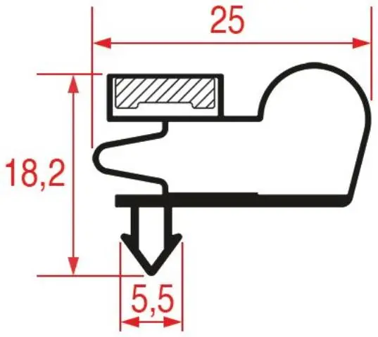 Imagen BURLETE DE ENCASTRE 1365X665 MM