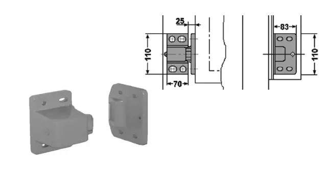 Imagen BLOQUE ALUM. EPOXY GRIS P/MA 1523/1524