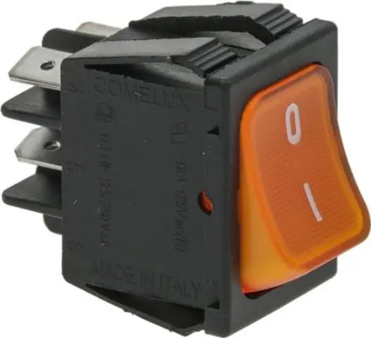 Imagen INTERRUPTOR BIPOLAR NARANJA 16A 250V