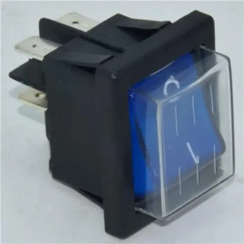 Imagen INTERRUPTOR AZUL 22X30 BIPOLAR C/CAPUCHON UL