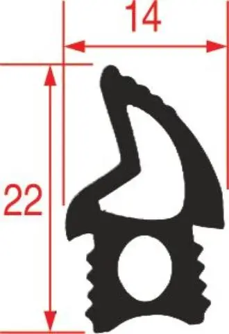 Imagen BURLETE PUERTA HORNO 1900 MM