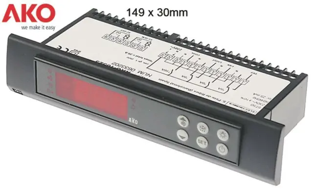 Imagen CONTROLADOR AKO DIGITAL 3 RELES+LUZ 230V