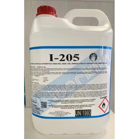 Imagen GEL HIDROALCOHLICO ANTISPTICO 5L