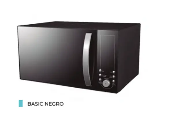 Imagen HORNO MICROONDAS BASIC NEGRO MERAL