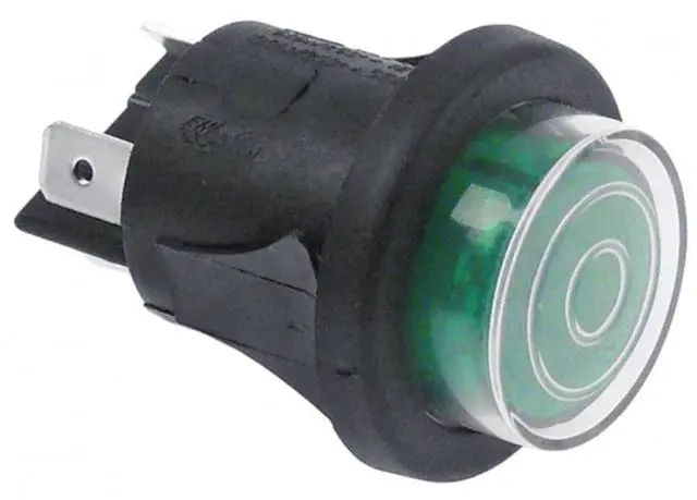 Imagen INTERRUPTOR BIPOLAR VERDE 16A 250V