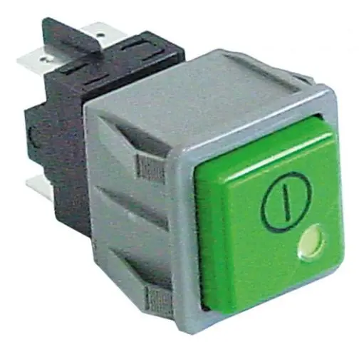 Imagen INTERRUPTOR BIPOLAR VERDE 250V