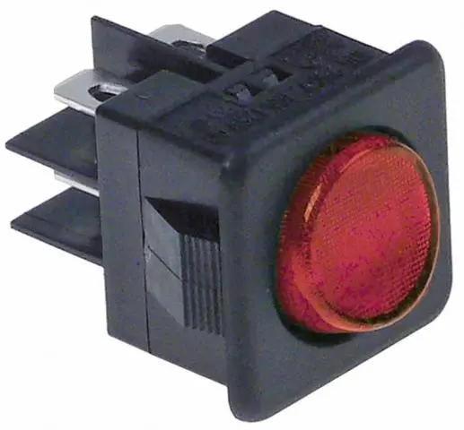 Imagen INTERRUPTOR BIPOLAR ROJO 16A 250V